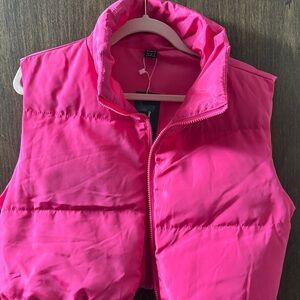 Pink Puffer Vest